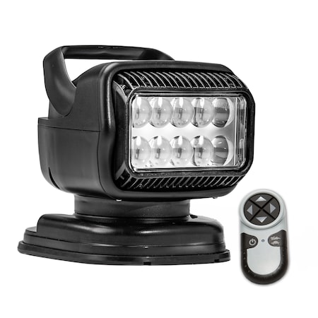 Golight Golight 79514GT Radioray LED Searchlight with Wireless Remote and Magnetic Mount - Black 79514GT